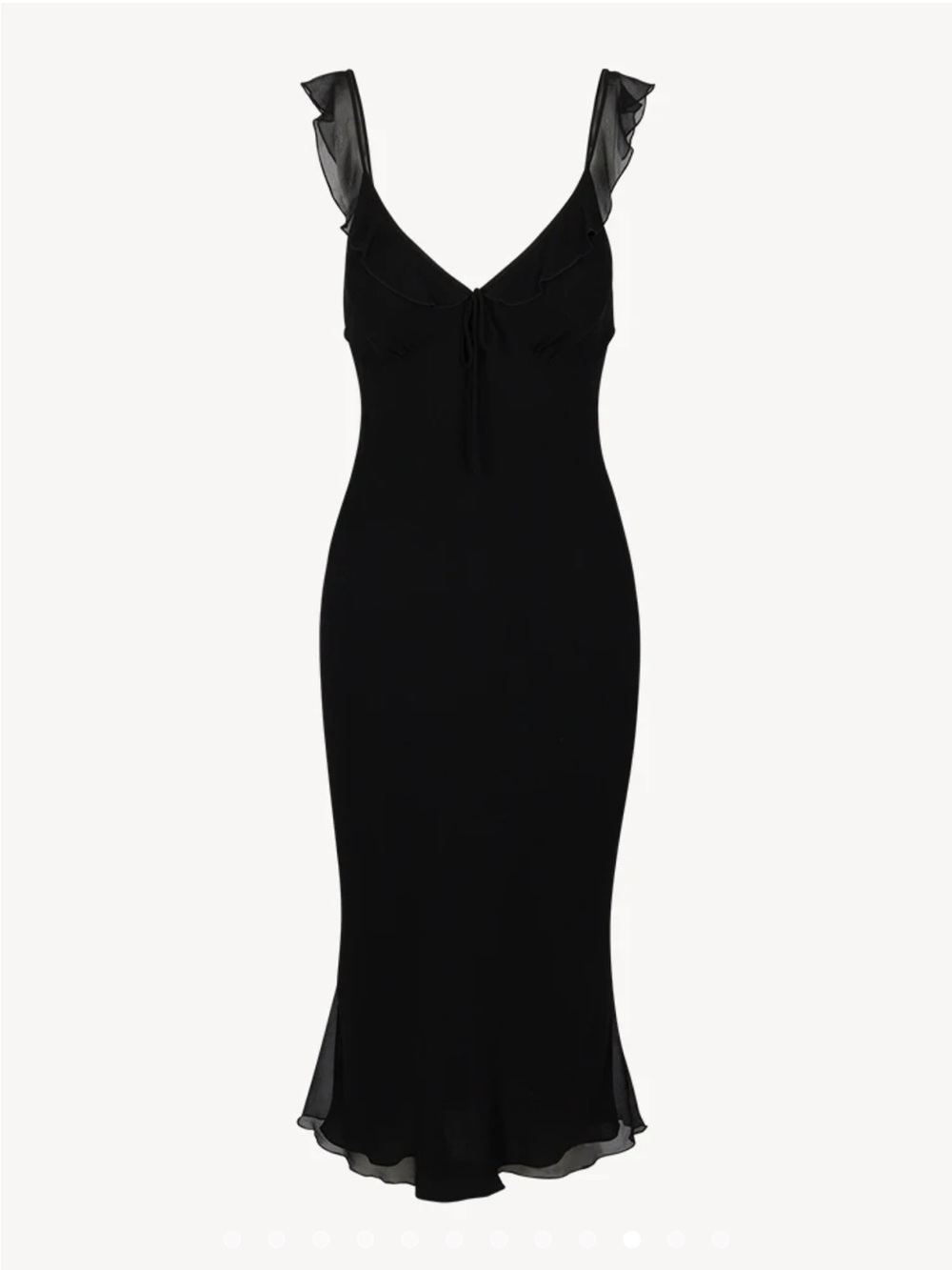 Realisation Par The Gemma Black Silk Slip Dress Size XXL